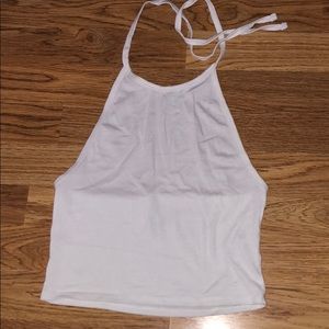 white halter tank